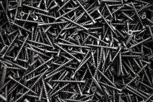 (3500) Phillips Bugle Head 8 x 2 Coarse Drywall Wood Screw - Plain Black Bulk in Saudi Arabia
