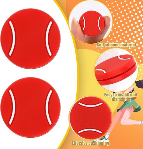 16pcs ترميّات مضرب التنس ، وذوي الاهتزاز الاهتزاز السيليكون الاهتزاز بمثابة ملحقات التنس التمتصير على التدريب والمباريات in Saudi Arabia