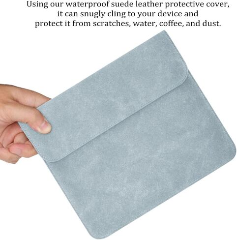 Sleeve Bag Suede Leather for 10.3" Remarkable 2 Paper Tablet (2020 Release), Portable Water Repellent Protective Case with Pen Loop and Magnetic Closure (Gray) in Saudi Arabia