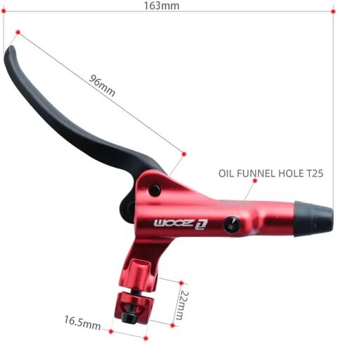 Akantor Zoom HB875 HB876 HB876E Replacement Hydraulic Brake Lever Without Caliper Bike Brake Repair Parts - Hydraulic Disc Brake Lever Rebuild Kit (Right Handle, Black) in Kuwait