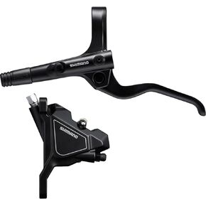 Shimano Altus BL-MT201/BR-UR300 Disc Brake and Lever - Front, Hydraulic, Flat Mount, Resin Pads, Black in Saudi Arabia