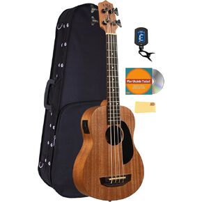 Kala UBASS-NOMAD-FS Nomad Acoustic-Electric U-Bass Bundle with Case, Tuner, Austin Bazaar Instructional DVD, and Polishing Cloth in Kuwait