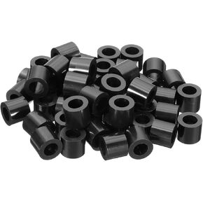 PATIKIL 120Pcs M8 ABS Spacers 5/16" ID x 9/16" OD x 1/2" L Plastic Round Spacer Washers Black Standoff Nut Unthreaded for M8 or 5/16 inch Screws Bolts Electrical Outlet in Saudi Arabia