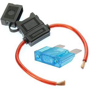 Voodoo 8 Gauge Maxi Inline Fuse Holder Fuseholder مع غطاء وفوز 60 أمبير (حزمة واحدة) in Kuwait