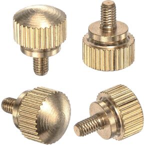 مسامير الإبهام ذات 6 عبوات ، M5x8mm النحاس النحاس الصلب مقابض رأس مستدير مع السحابات قبضة الكتف للبراغي الزجاجية/كمبيوتر الكمبيوتر الشخصي ، Thumbscrew thumblated ther in Saudi Arabia