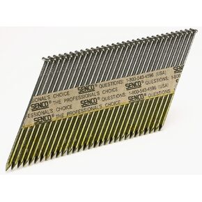 Senco 16 Ga. Smooth Shank Angled Strip Framing Nails 3-1/2 in. L x 0.131 in. Dia. 2,500 pk in Kuwait
