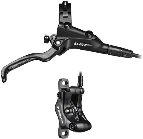 TRP Slate T4 Bicycle Brake | 4-Piston with 5.0mm Hose & Banjo Fittings | Compatible w/I-Spec B and I-Spec EV Adapter Option in Kuwait