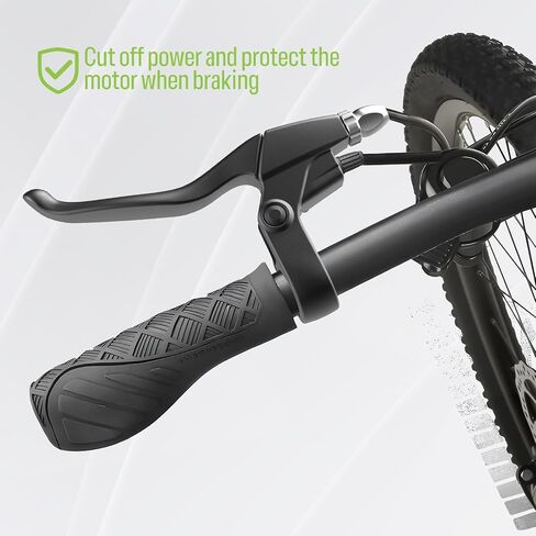 BAFANG Electric Bike Brake Levers, One Pair Waterproff Brake Levers Handle Bar Grips Ebike Conversion Kit, Cut Off Power Brakes Ebike Parts for BBS02/01 HD Mid Drive Motor & Hub Motor in Saudi Arabia