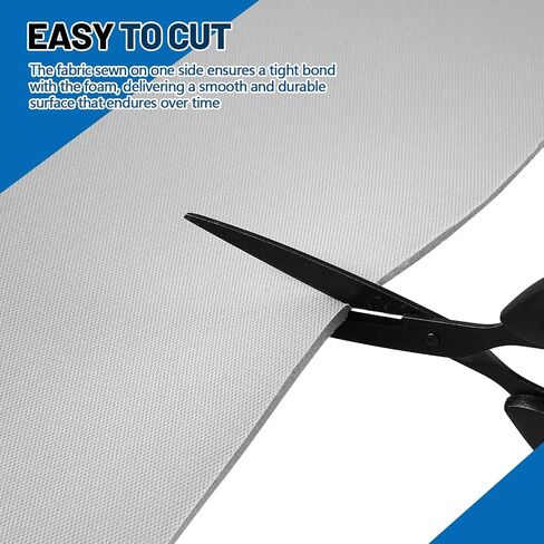 1/5'' Thick 59 x 78 Inch Foam Padding with Scrim Backing Automotive Headliner Fabric Upholstery Foam for Home, Automotive Upholstery and Crafts in Saudi Arabia