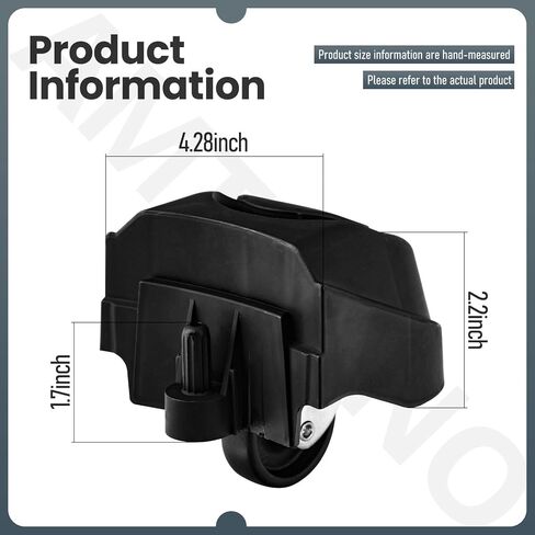 12388 Foot Caster & 12293 Caster Wheel Kit for Ridgid 6 & 16 Gal Wet/Dry Vacuum ، يستخدم لأعضاء اللوحة (2) in Kuwait
