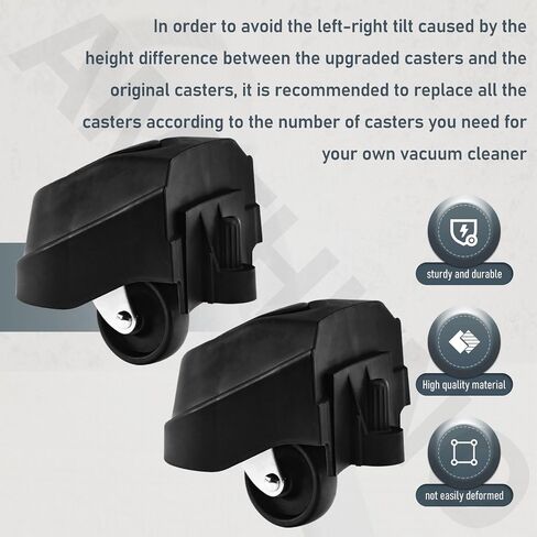 12388 Foot Caster & 12293 Caster Wheel Kit for Ridgid 6 & 16 Gal Wet/Dry Vacuum ، يستخدم لأعضاء اللوحة (2) in Kuwait