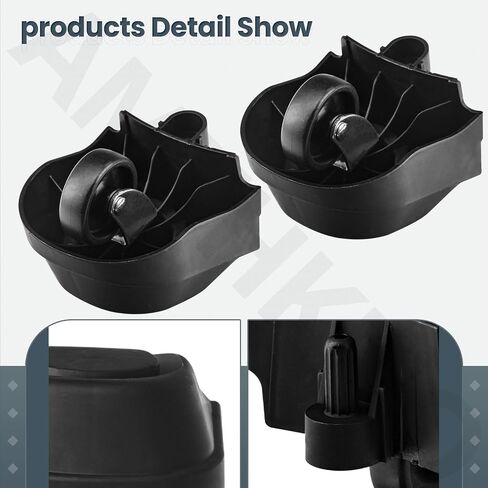 12388 Foot Caster & 12293 Caster Wheel Kit for Ridgid 6 & 16 Gal Wet/Dry Vacuum ، يستخدم لأعضاء اللوحة (2) in Kuwait