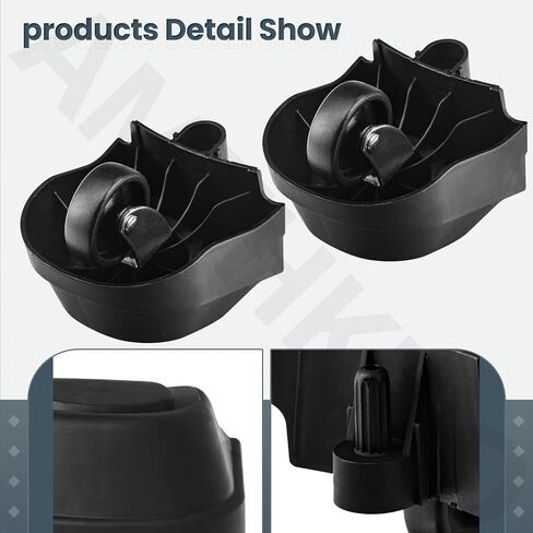 12388 Foot Caster & 12293 Caster Wheel Kit for Ridgid 6 & 16 Gal Wet/Dry Vacuum ، يستخدم لأعضاء اللوحة (2) in Kuwait