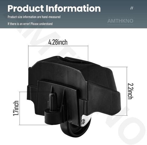 12388 Foot Caster & 12293 Caster Wheel Kit for Ridgid 6 & 16 Gal Wet/Dry Vacuum ، يستخدم لأعضاء اللوحة (2) in Saudi Arabia