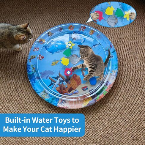 Cat Cooling Pad, Portable Water-Filled for Dogs and Cats, Easy to Clean, Suitable for All Types of Pets, Keep Your Pets Cool in The Summer in Saudi Arabia