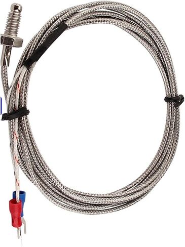 Thermocouple Thread M8/M6 Screw K /PT100 Type Probe Sensor Temperature Sensor 0-800°C 1Pcs(M6 PT100 2M) in Saudi Arabia