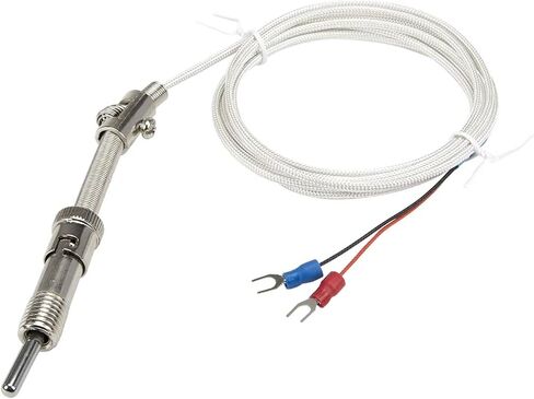 FTARS01 K E Type 2m Fibreglass Braided Cabel M12 Pressure Spring 32mm Thermocouple 1Pcs(E M12x1.5) in Saudi Arabia