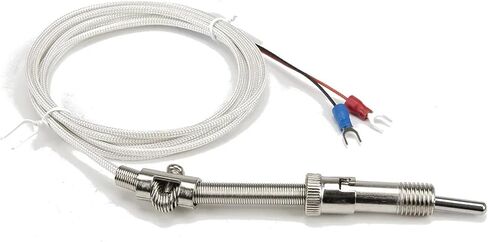 FTARS01 K E Type 2m Fibreglass Braided Cabel M12 Pressure Spring 32mm Thermocouple 1Pcs(E M12x1.5) in Saudi Arabia
