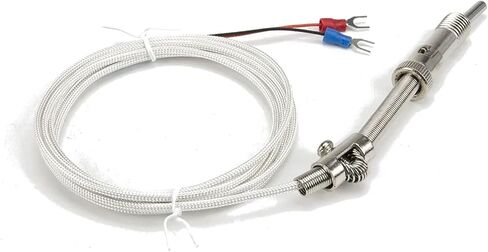 FTARS01 K E Type 2m Fibreglass Braided Cabel M12 Pressure Spring 32mm Thermocouple 1Pcs(E M12x1.5) in Saudi Arabia