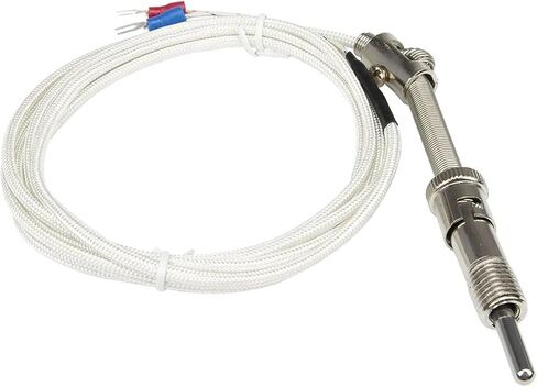 FTARS01 K E Type 2m Fibreglass Braided Cabel M12 Pressure Spring 32mm Thermocouple 1Pcs(E M12x1.5) in Saudi Arabia