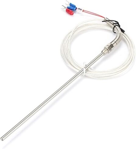 WZPT-03 PT100 1M M8 Type with 1m Wire Cable Probe Thermocouple Temperature Sensor 1Pcs(PT100 1M M8 100mm) in Saudi Arabia