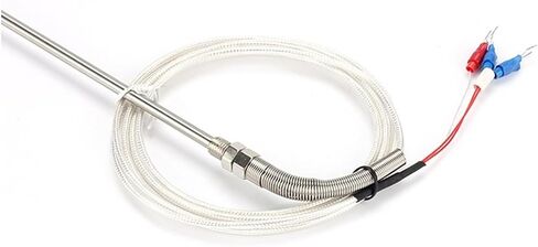 WZPT-03 PT100 1M M8 Type with 1m Wire Cable Probe Thermocouple Temperature Sensor 1Pcs(PT100 1M M8 100mm) in Saudi Arabia