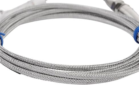 15cm Stainless Steel Probe Thermocouple Sensor K Type Tube with Wire Cable 0-400°C 1Pcs(Cable Length 3.0m) in Saudi Arabia
