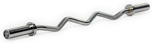 سلسلة الأداء اللياقة البدنية Titan Olympic 4ft EZ Curl Bar ، Barbell for Bicep/Tricep Curls ، تم تصنيفها 200 رطل ، ألواح الوزن الأولمبية ، شريط الوزن الصلب دائم لرفع الوزن ، تدريب القوة in Saudi Arabia