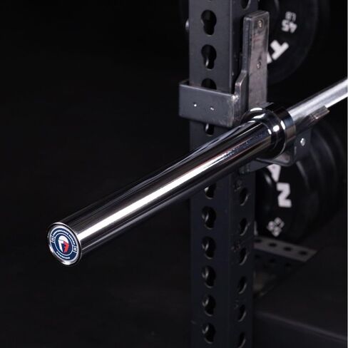 سلسلة Power Barbell Power Barbell Titan Fitness ، 20 كيلوغرام 29 ملم متوسطة الترشيح ، تم تصنيفها على 1500 رطل ، حركات تدريب على قوة الصالة الرياضية للمنزل من أجل القرفصاء البطيئة ، ومقعد ، وحركات Deadlift in Saudi Arabia