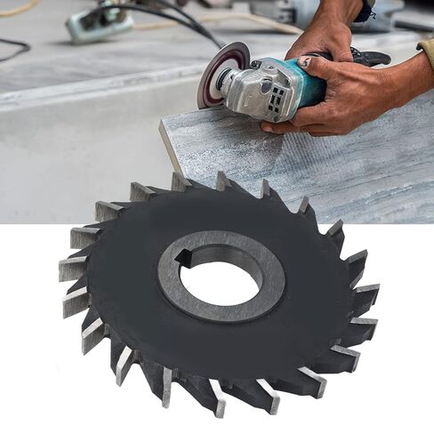 قواطع التروس المتوهجة 125x10mm HSS Disc Milling Cutter 20T Dister Cutter Discer لأداة آلة CNC in Saudi Arabia