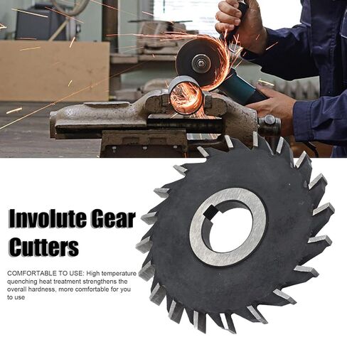 قواطع التروس المتوهجة 125x10mm HSS Disc Milling Cutter 20T Dister Cutter Discer لأداة آلة CNC in Saudi Arabia