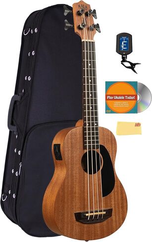 Kala UBASS-NOMAD-FS Nomad Acoustic-Electric U-Bass Bundle with Case, Tuner, Austin Bazaar Instructional DVD, and Polishing Cloth in Kuwait