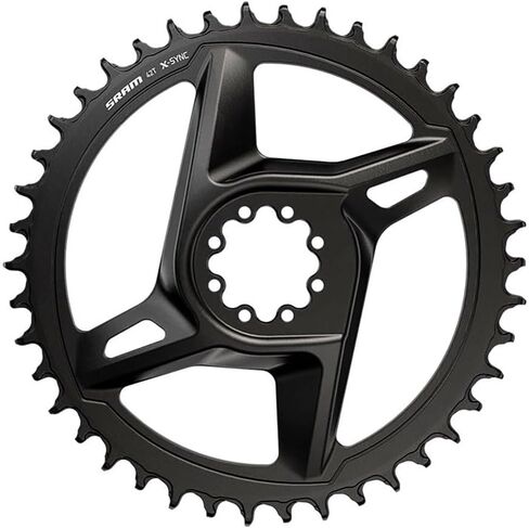 Sram X-Sync Road Direct Mountring للمنافسة-42T ، 12 سرعة ، 8-Bolt Direct Mount ، Black in Saudi Arabia