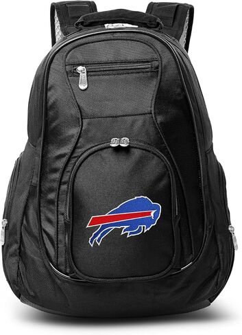 Denco Buffalo Bills Backpackpack -Budpack - يناسب معظم أجهزة الكمبيوتر المحمولة والأجهزة المحمولة 17 بوصة - مثالية للعمل والسفر والمدرسة والكلية والتنقل in Saudi Arabia