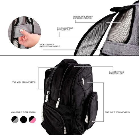 Denco Buffalo Bills Backpackpack -Budpack - يناسب معظم أجهزة الكمبيوتر المحمولة والأجهزة المحمولة 17 بوصة - مثالية للعمل والسفر والمدرسة والكلية والتنقل in Saudi Arabia