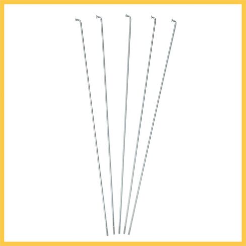 36 pcs 14g j bend 294mm × 2mm متحدث دراجة دراجة مع حلمات الفضة الفضية قطع بديل للسيارات in Kuwait