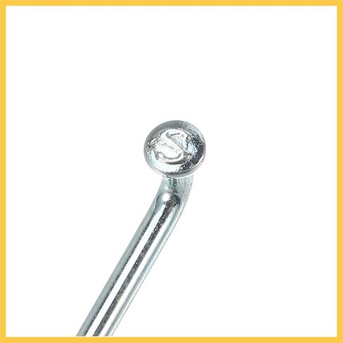 36 pcs 14g j bend 294mm × 2mm متحدث دراجة دراجة مع حلمات الفضة الفضية قطع بديل للسيارات in Kuwait