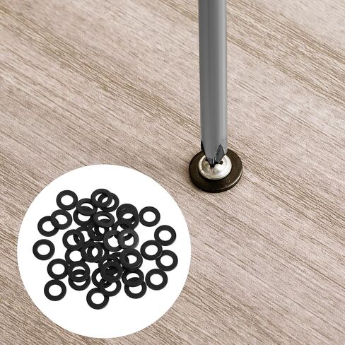 40Pcs M6 Black Flat Washer Carbon Steel Black Coating Blacks Washer Stainless Flats Washers M6 x 12mm OD Blacks Flat Washers in Saudi Arabia