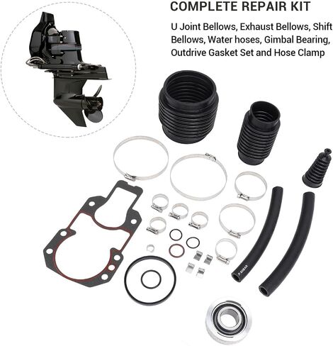 طقم ختم Transom Seal Bellows Kit Gimbal محمل 30 803097T1 بديل Mercruiser Alpha One Gen 1 Marine Repair Maintenance in Saudi Arabia