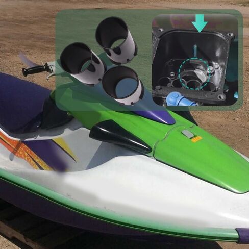 مستحضرات قناة قناة مصلبة اللهب ، يحل محل 14073-3751 ، 14073-3772 ، متوافق مع Kawasaki PWC 900 ZXI 1995-1997 ، متوافق مع Kawasaki PWC 900 STS 2001-2002 ، 3 PCS in Saudi Arabia