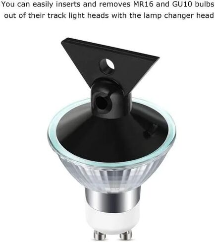 3 Pcs Black Light Bulb Suction Cup Removal Tool GU10 MR16 Lamp Changer Head NRS90-N20 Suction Cup Halogen Bulb Extractor Lighting Components for Mini Track Lights and More in Saudi Arabia