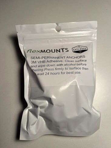 FlexMount ™ Glueless D-Ring تصاعد التصاعد 2PCs مرساة لاصق من الفولاذ المقاوم للصدأ لسيارات RV برادي in Saudi Arabia