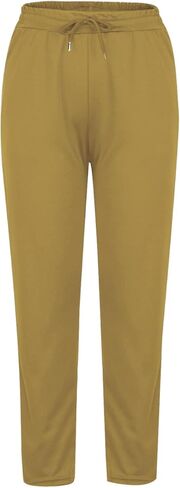 سروال مستقيمة الساق للنساء Petite sweatpants فضفاضة فضفاضة ملائمة للركض غير الرسمي السراويل الرباطية الأصفاد الكاحل جيوب in Kuwait