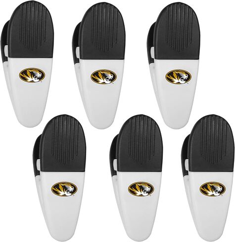 Siskiyou Sports NCAA Missouri Tigers Chip Clip Magnets ، 6pk أبيض ، مقاس واحد in Saudi Arabia