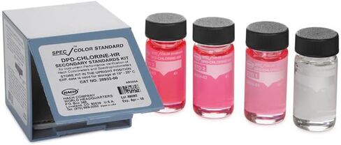 Hach 2893300 SpecCheck Secondary Gel Standards Set, DPD Chlorine - HR in Saudi Arabia