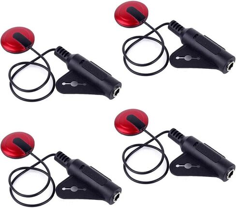4Pcs Piezo Contact Microphone Mic Pickup For Guitar Violin Banjo Mandolin in Saudi Arabia