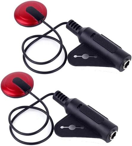 4Pcs Piezo Contact Microphone Mic Pickup For Guitar Violin Banjo Mandolin in Saudi Arabia