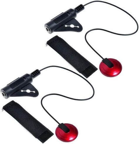4Pcs Piezo Contact Microphone Mic Pickup For Guitar Violin Banjo Mandolin in Saudi Arabia