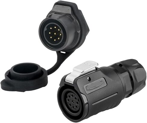 LP16 aviation 9-pin power signal wiring industrial connector(Single hole reverse mounting) in Kuwait