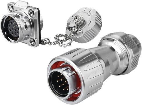 DZ-20 aviation with four holes for partition, 3-core high and low temperature resistant metal cover, 2-12-core solar car connector(3 core) in Kuwait